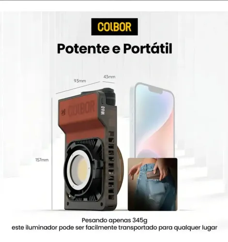 Iluminador colbor w60 bicolor