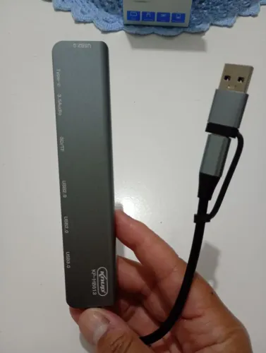 8 Em 2 USB A E C Hub Typo-Docking Station Adaptador Multiporta 3.0
