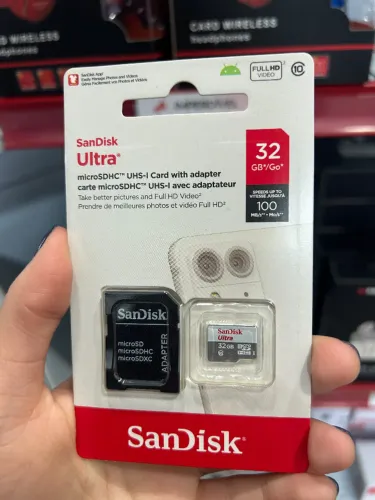 Cartão de memória SD 32GB Sandisk Original