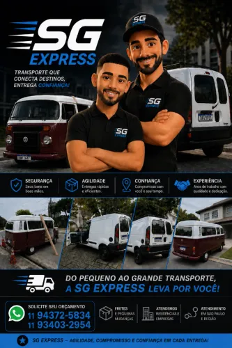 Sg express a seu favor? precisou de carreto, pequenas mudanças, eventos pode chamar! ?