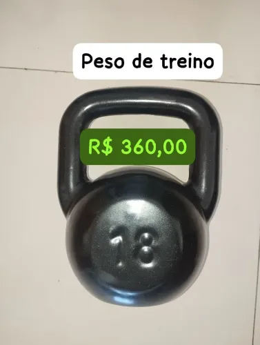 Kettlebell emborrachado 18 kg 