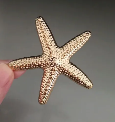 Broche de Estrela do Mar Dourado (novo)