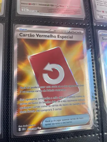 Carta Pokémon item de treinador