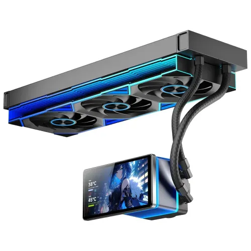 Water Cooler Pro Flow com Tela LCD
