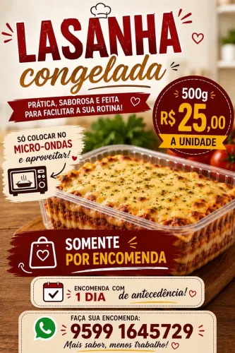 Lasanha congelada