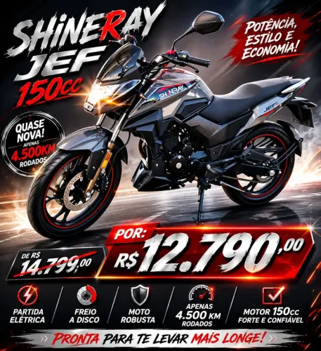 Oportunidade *Moto nova e Barata*