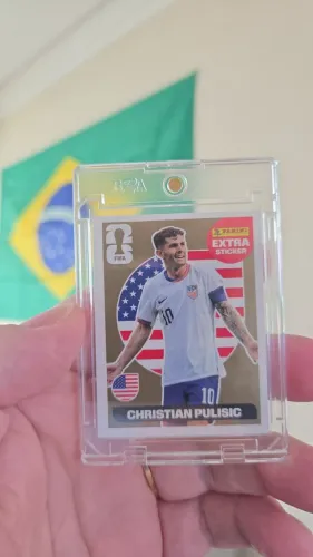 Cristian Pulisic Gold - Figurinha extra legend