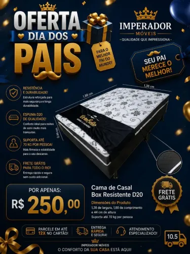Cama Box Casal D20