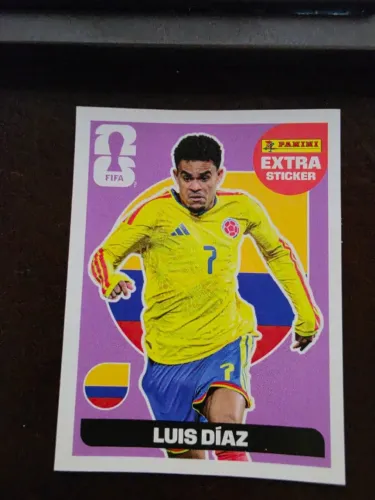 Figurinha Legend Luis Días Extra Sticker Panini Original Colombia