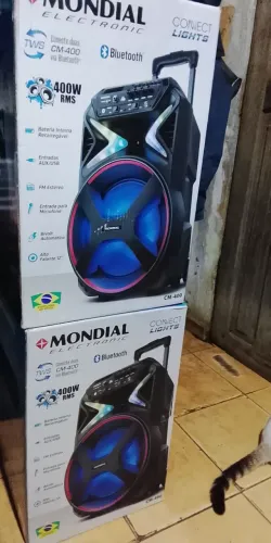 Caixa De Som Mondial Nova Na Caixa..
