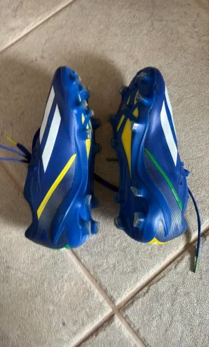 chuteira de campo adidas x crazyfast brasil.1