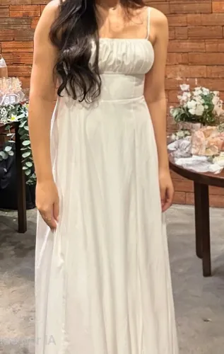 Vestido branco casamento ou pré wedding tamanho M