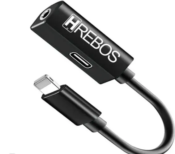 Adaptador Lightning X P2/P3 HS-16 hrebos - Não precisa ligar bluetooth Novo