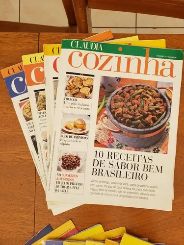 Revista Coleção Claudia Cozinha Receitas