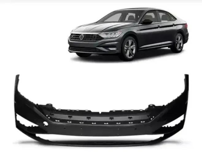 Parachoque Dianteiro Volkswagen Jetta 2019 - Preto Liso - TYG