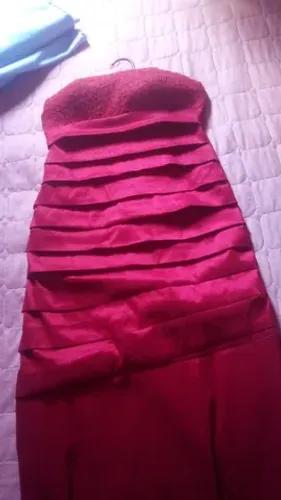 Vestido para festa - Vermelho - Passo Cartão de credito