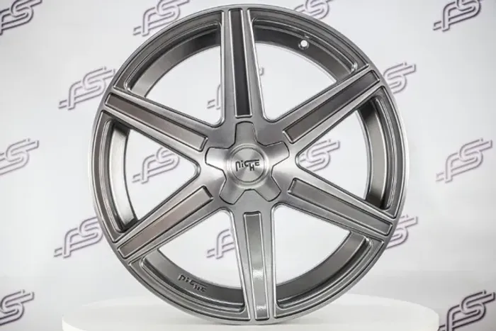 Jogo De Rodas Niche Carina Grafite Brilhante 5x112 - 20x9 e 20x10,5