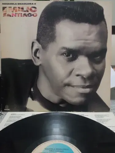 LP EMÍLIO SANTIAGO, AQUARELA BRASILEIRA 6 ..1993