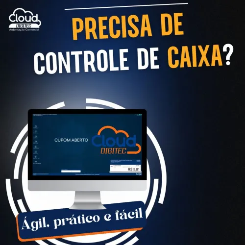 Controle de Caixa Ágil e Prático - Cloud Digitec