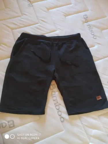 Shorts masculino preto, New damura, tamanho G