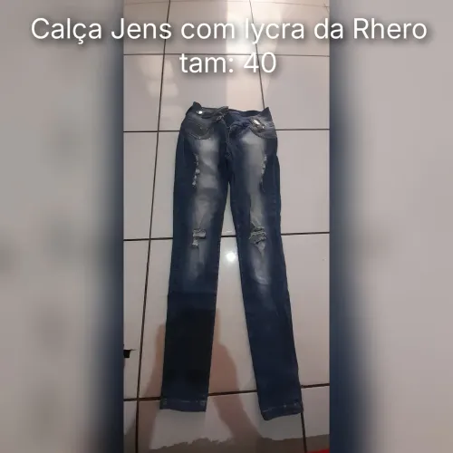 Calça Jeans com Lycra da Rhero - Tam 40