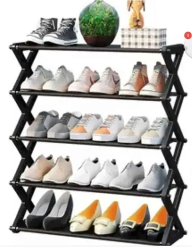 Sapateira  5 andares - Preta - Nova até 15 pares 