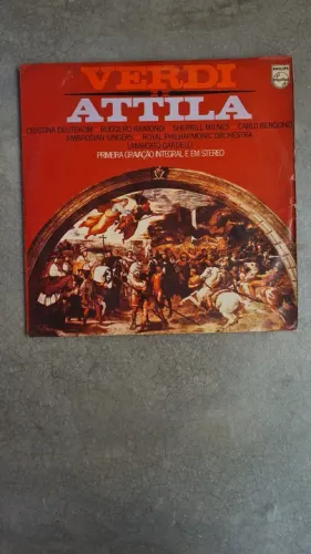 Disco vinil Opera Attila de Verdi