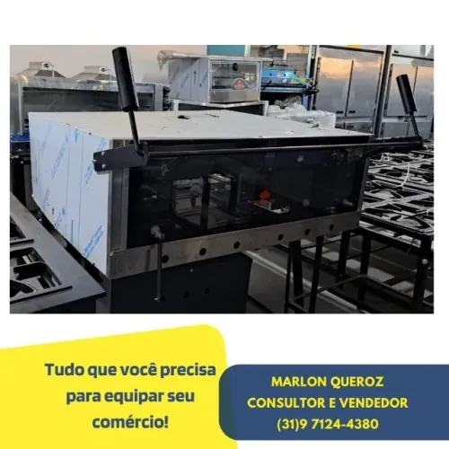 Forno Progas 80x80 Sistema de Guilhotina a Gás