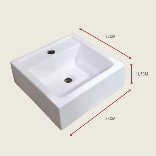 2 Cubas em marmorite 35 cm novas