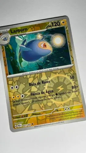Lanturn (021/091) reverse foil - Pokemon TCG - card copag - Destinos de Paldea