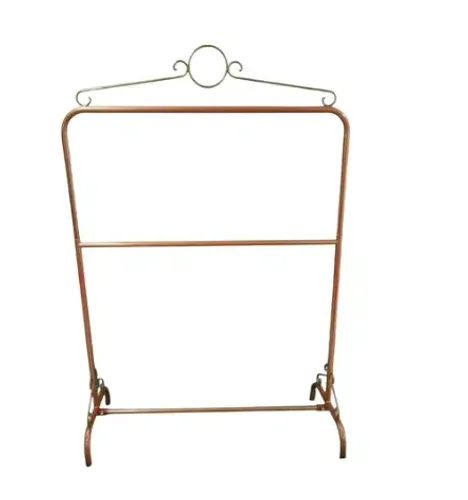 Arara De Chão Rose Gold Vintage Retro Luxo 1,20m