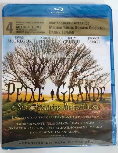 Blu-ray: Peixe Grande E Suas Histórias Maravilhosas Lacrado