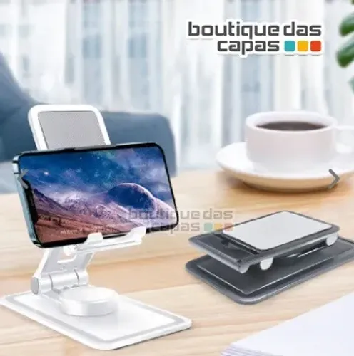 Suporte de mesa para celular tablet ipad iphone gira 360 ch0505 xtrad