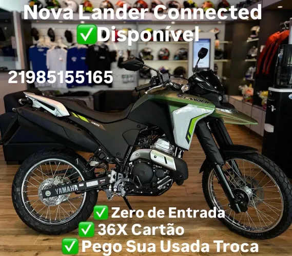 Nova Lander 250cc Connected + Melhor Preço Do Rj+Financiamento Sem Entrada