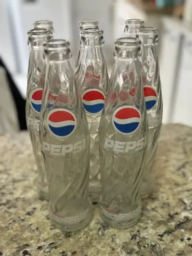 Garrafas Vidro Refrigerante Pepsi 284mL Antigas