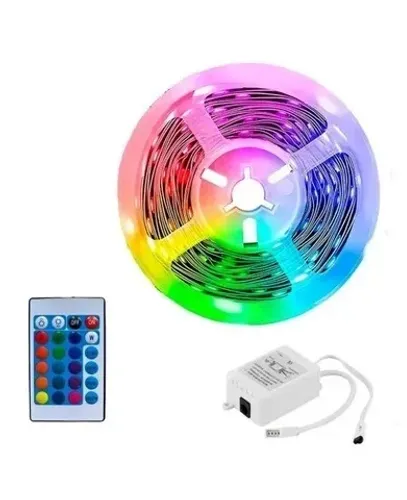 Rolo de Fita Led 5050 RGB Rolo 5m (Distribuidor Jk Eletrônicos)