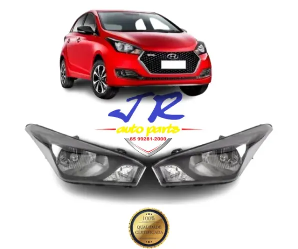 Farol Hb20/Hb20s Mascara Negra