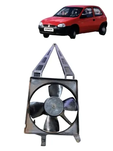Ventoinha com defletor Corsa 1994 á 2012 sem ar * 
