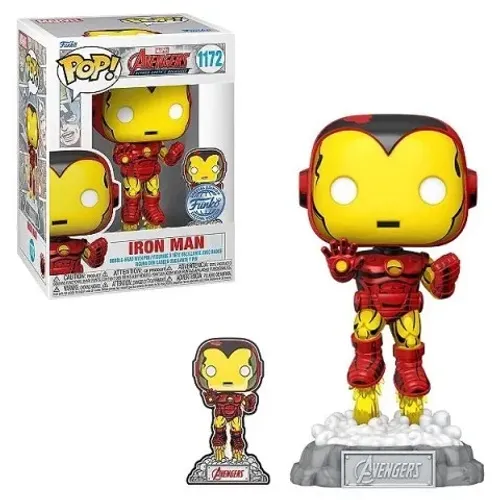 Funko Pop Iron Man with Pin 1172