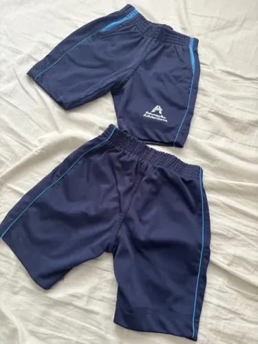 Camisetas e bermudas colégio adventista 