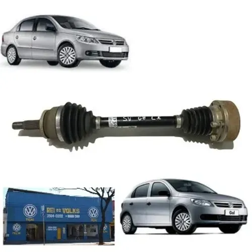 Semi eixo lado esquerdo completo para Gol e Voyage G5 2009 a 2013 1.6 8V