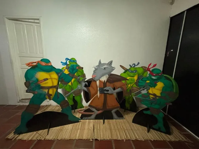 Tema Tartaruga Ninja, Decoração de aniversário in