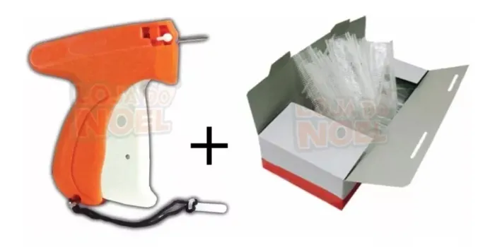 Aplicador De Etiquetas Tag para Roupas, Biquínis e lingerie + 5 Agulhas + 2.500 Pinos