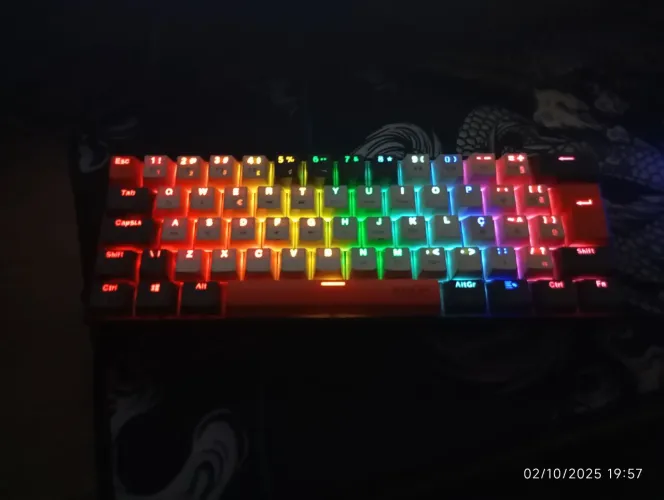 Teclado mecânico 60% da knup
