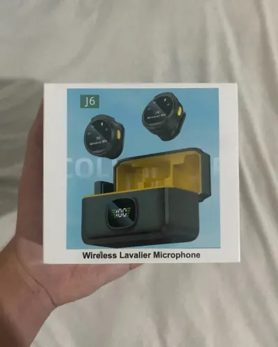 2 Microfones Lapela Xiaomi J6 - Cancelamento de ruído
