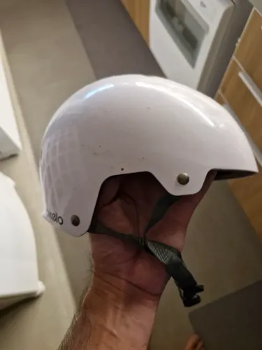 Capacete de Bicicleta Branco Infantil