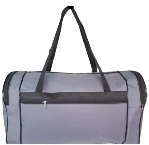 Mala de Viagem Grande Cinza - 55cm x 30cm x 27cm