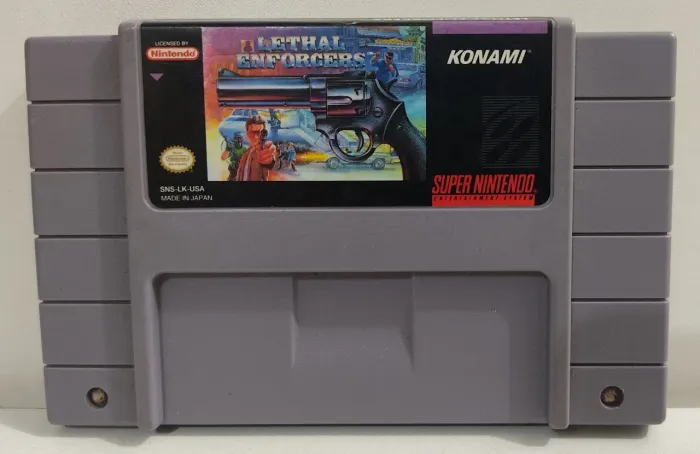 Super Nintendo Lethal Enforcers ORIGINAL