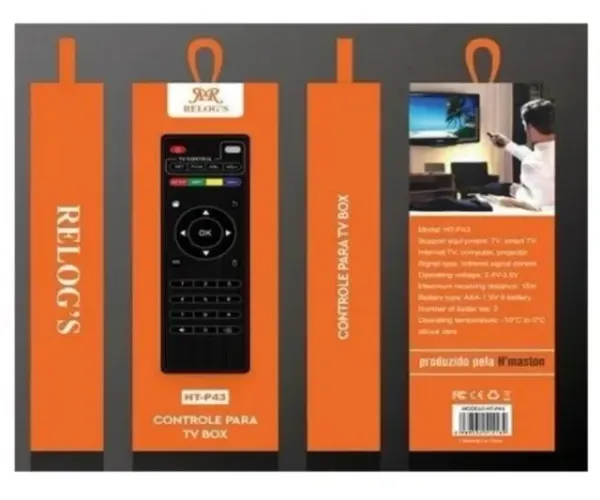 Controle de TV box