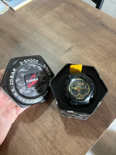 Relógio Casio G-Shock GA-100BY-1ADR - Black & Yellow